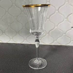 Elegant vintage Mikasa Jamestown water goblet